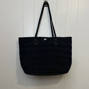 Nike Quilted Black Tote Bag